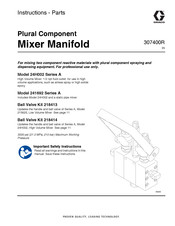 Graco 241692 A Series Instructions-Parts List Manual
