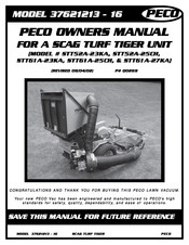 Peco STT52A-23KA Owner's Manual