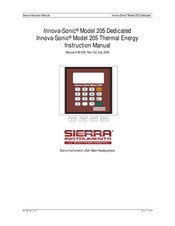 Sierra Innova-Sonic 205 Instruction Manual