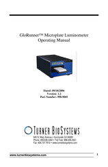 Turner BioSystems GloRunner Operating Manual