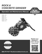 Blue Diamond 159010 Operation And Maintenance Manual