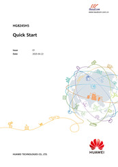 Huawei baudcom HG8245H5 Quick Start Manual