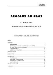 Reer ARGOLUX AU S3M2 Installation, Use And Maintenance Manual