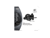 Logitech Digital Precision PC Gaming Headset Installation Manual