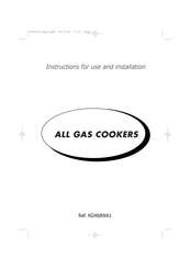 Brandt KG468WA1 Instructions For Use And Installation