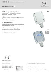 S+S Regeltechnik 1301-1152-1080-100 Operating Instructions, Mounting & Installation