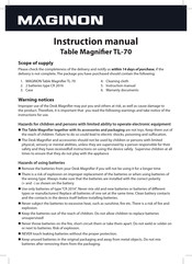 MAGINON TL-70 Instruction Manual
