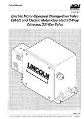 Lincoln industrial EM-U2 Owner's Manual