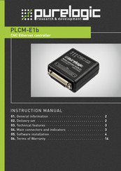 Purelogic PLCM-E1b Instruction Manual