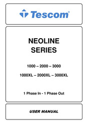 Tescom NEOLINE 1000XL User Manual