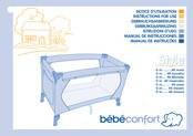 BEBE CONFORT STYLE Instructions For Use Manual