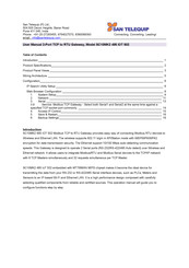 San Telequip SC10MK2 User Manual