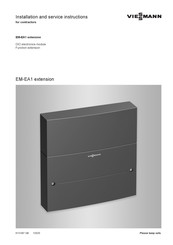 Viessmann EM-EA1 extension Installation And Service Instructions Manual