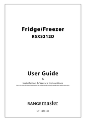 Rangemaster RSXS212D User Manual & Installation & Service Instructions