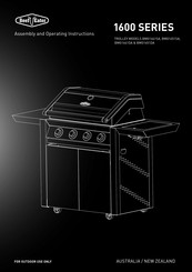 Electrolux Beef Eater BMG1641SA Assembly And Operating Instructions Manual