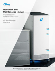 Omni CleanAir OCA1210 Operation And Maintenance Manual