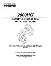 Sterling 2000HG Installation And Maintenance Manual