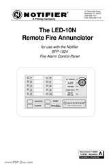 Pittway NOTIFIER LED-10N Manual