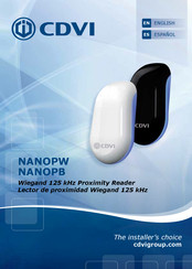 CDVI NANOPB Installation Manual