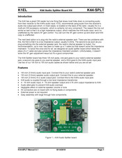 K1EL K44-SPLT Manual