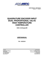 AXIOMATIC AX023241 User Manual