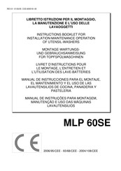 Mach MLP 60SE Instructions Booklet For Installation Maintenance Operation