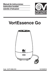Vortice VortEssence Go Instruction Booklet