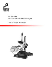 Meiji Techno MC Series Instruction Manual