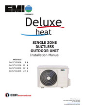 ECR International Deluxe Heat DHSZ112DA Installation Manual