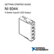 National Instruments NI 9344 Getting Started Manual