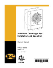 CSI 3500 RPM Owner's Manual