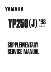 Yamaha 4UC3 Supplementary Service Manual