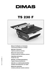 Dimas TS 230 F Operating Instructions Manual