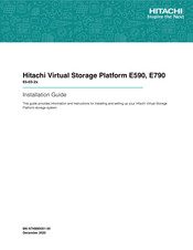 Hitachi E590 Installation Manual