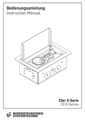 BS 33 E Series Instruction Manual