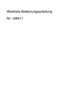 Westfalia 11 11 95 Instruction Manual