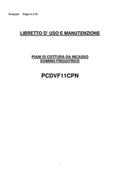 ROSIERES PCDVF11CPN Use And Maintenance Manual