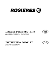 ROSIERES RTF 765 SF Instruction Booklet