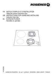 Rosieres RGI 622 Instructions For Using And Installing