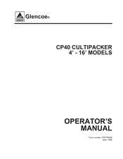 AGCO Glencoe CP40 CULTIPACKER Operator's Manual