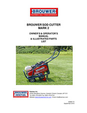 Brouwer MARK 2 Owner/Operator's Manual & Illustrated Parts List