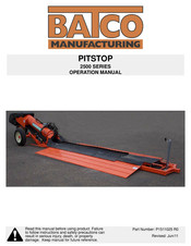 Batco P1511025 R0 Operation Manual