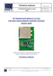 IMET B034 Technical Manual