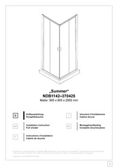Otto NDB1142-370425 Installation Instruction