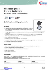 Infineon TLE9263BQXV33 Manual