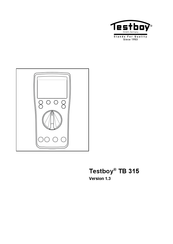 Testboy TB 315 Operating Instructions Manual