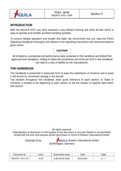 Aquila AT01-100C 2021 Pilot Operating Handbook