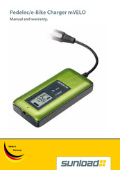 Sunload mVELO Manual And Warranty