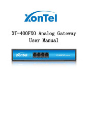 XONTEL XT-400FXO User Manual