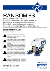 Textron Ransomes Pathway 1200 Safety And Operation Manual